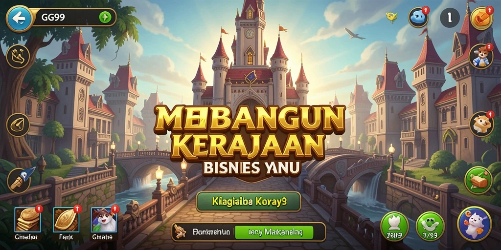 Tampilan gameplay GG99 dengan elemen Tycoon yang mendebarkan.