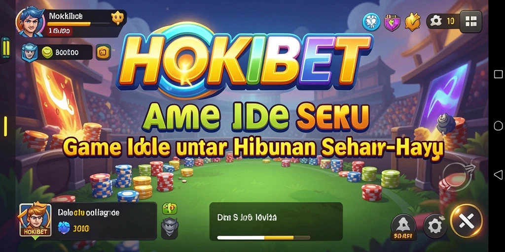 Screenshot utama HOKIBET menampilkan aksi gameplay Idle yang seru.