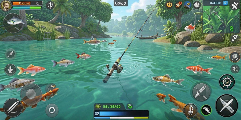 Gameplay OKJK yang seru dan penuh tantangan memancing.