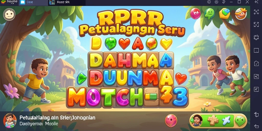 Tampilan gameplay RPRR yang penuh warna dan menantang!