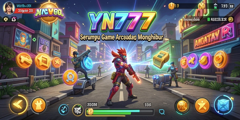 Tampilan gameplay seru dari YN777 dengan aksi yang cepat dan menarik.